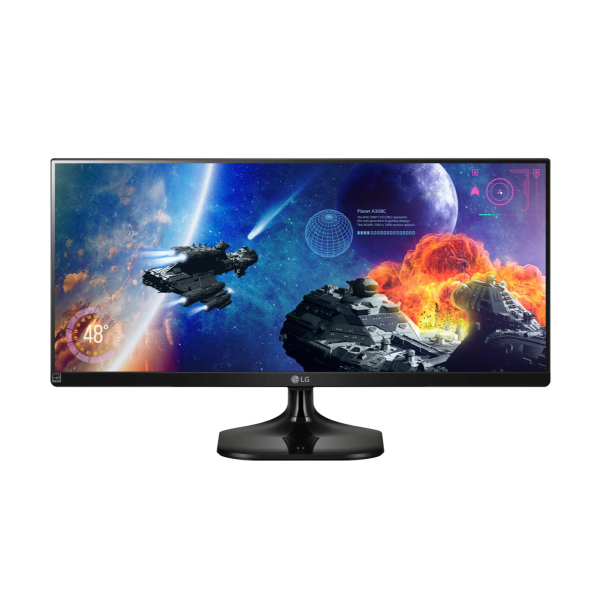 LG  25″ diagonal, 2560 x 1080(FHD) Monitor